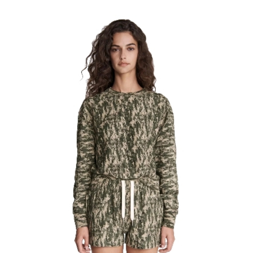 Rag & Bone Armi Multi City Terry Sweatshirt Size Small